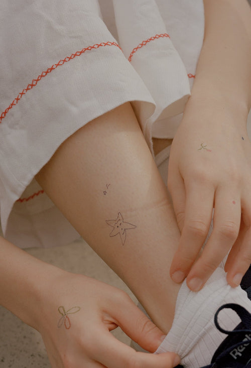 Tattoo Sticker: windmill