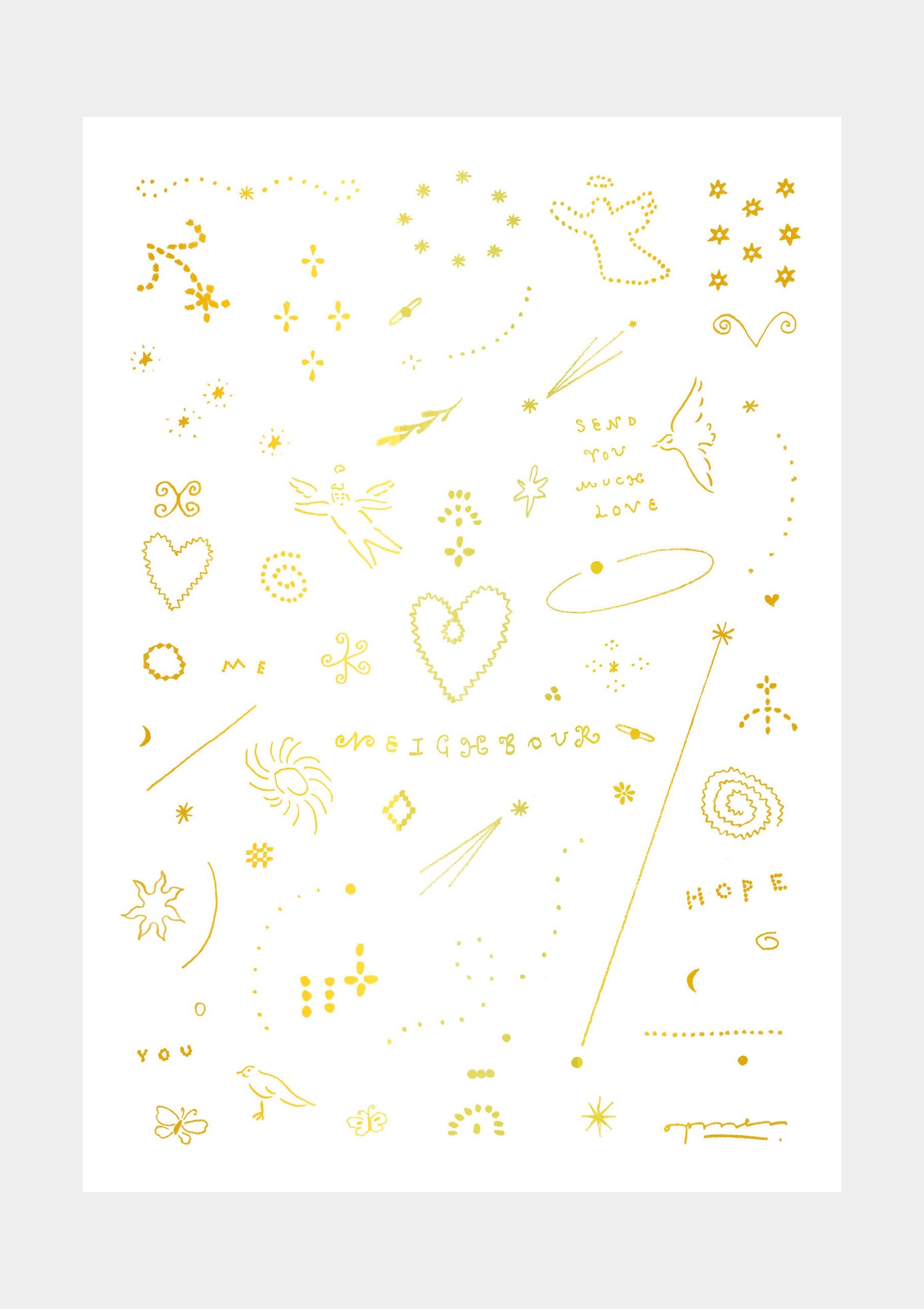 Tattoo Sticker: NEIGHBOUR