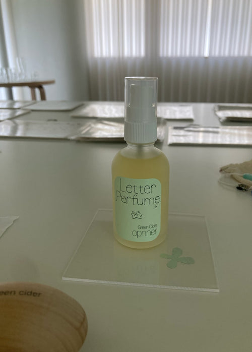 Letter Perfume: Green Cider