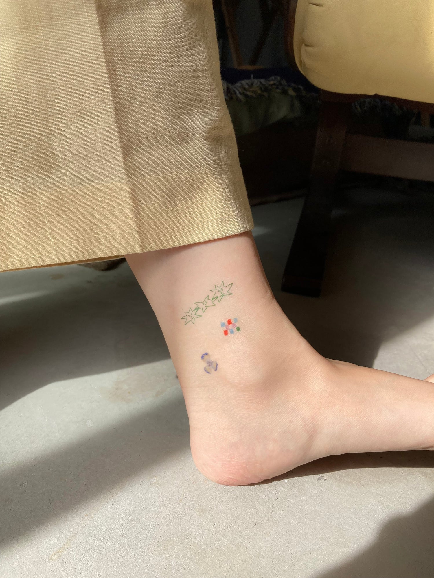 Tattoo Sticker: tiny luck