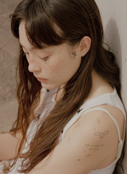 Tattoo Sticker: windmill