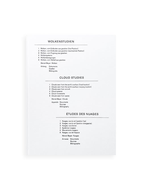 CLOUD STUDIES / Helmut Völter