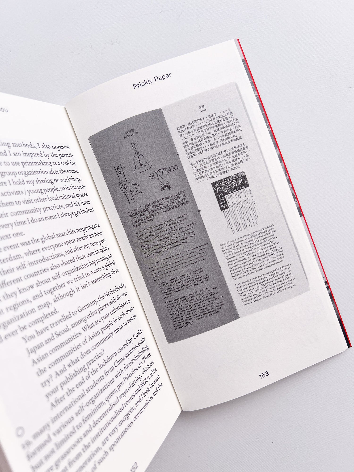 Donating books to the reading room