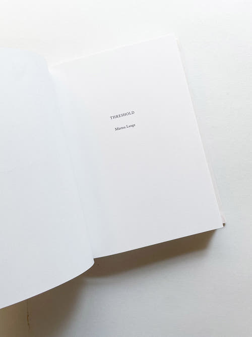 THRESHOLD by Mårten Lange [SIGNED]