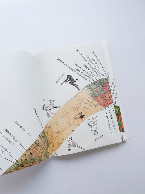 Travel Guide for 2000-2046 / Huang Yong Ping