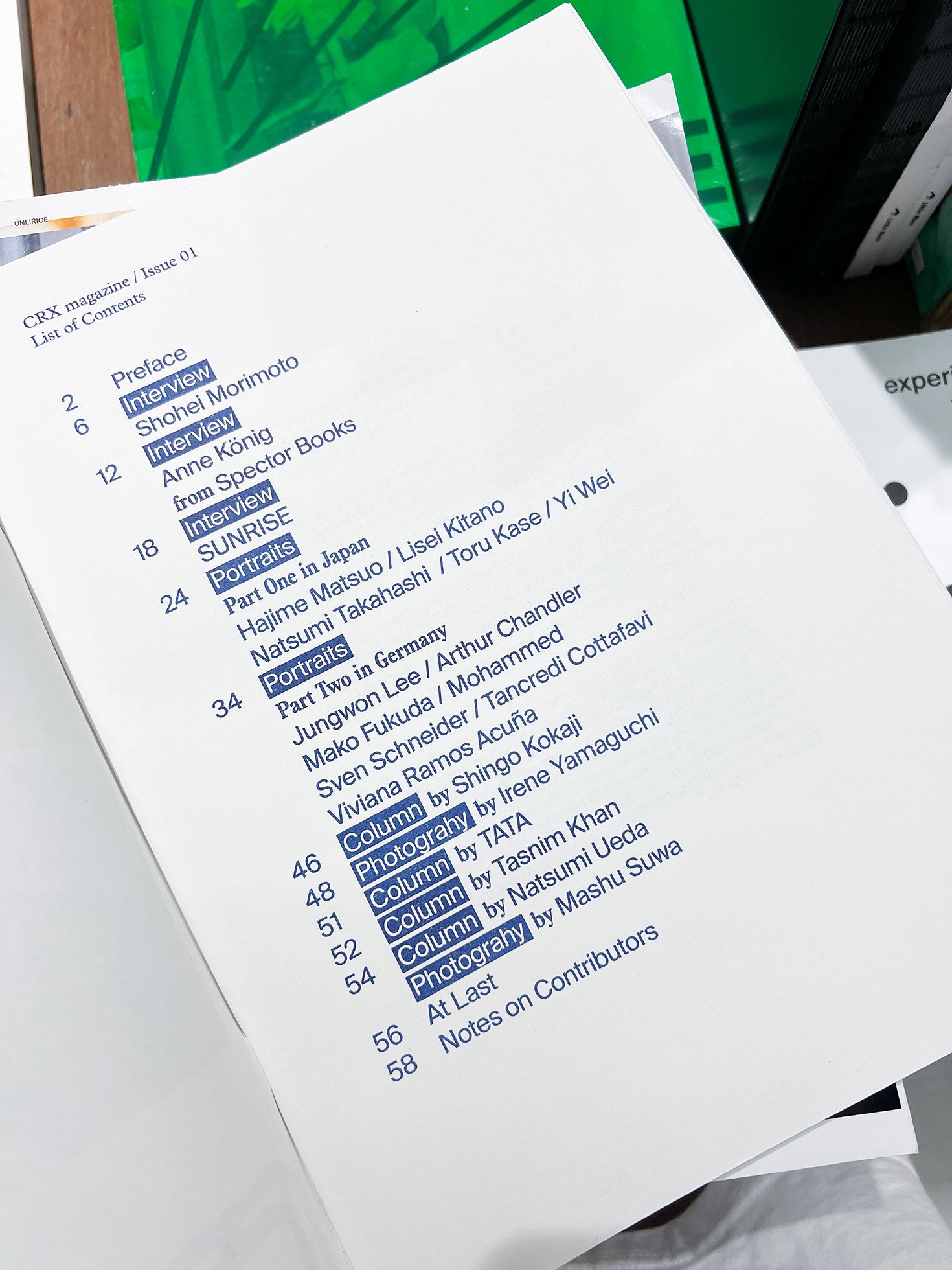 CRX Magazine Issue 01 / Spring 2024