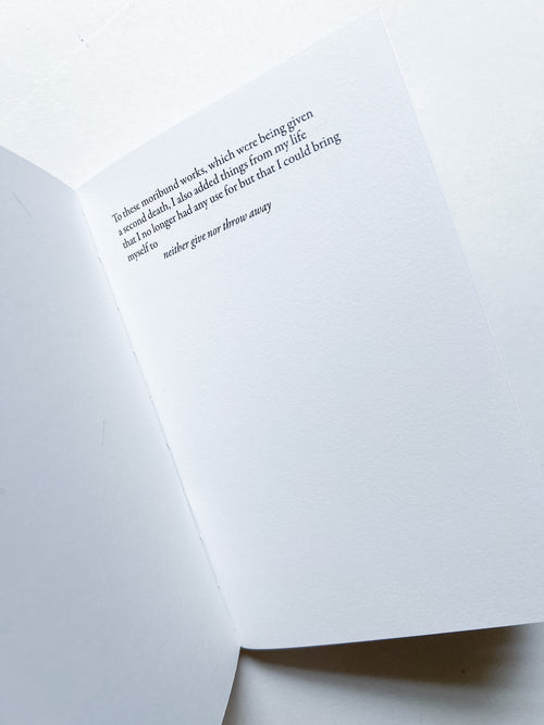 Neither Give nor Throw Away / Sophie Calle