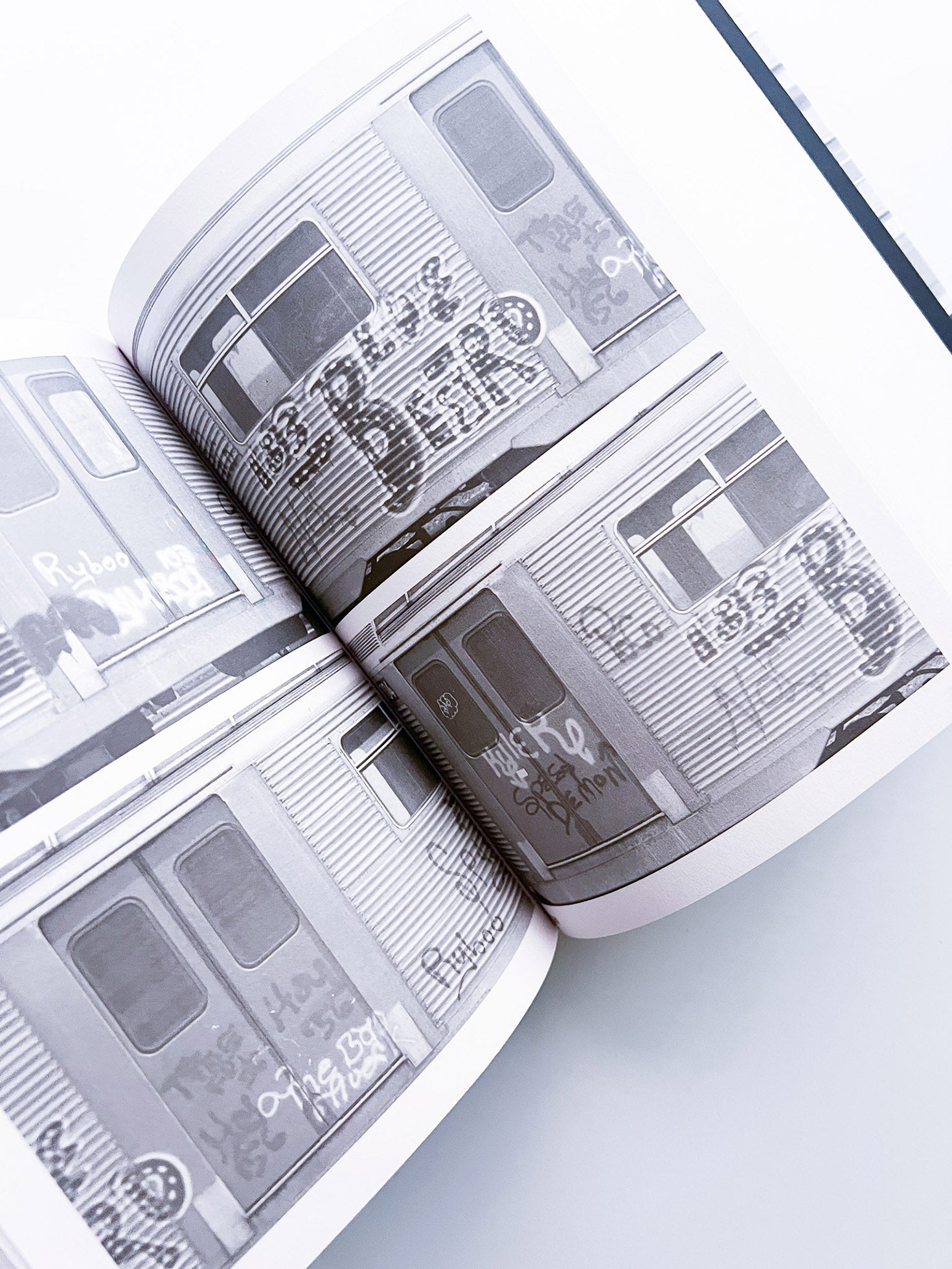 PASSING THROUGH MOVING IN AND GETTING AWAY WITH IT: GORDON MATTA-CLARK NEW YORK CITY GRAFFITI PHOTOGRAPHS, 1972–73 / Gordon Matta-Clark [SECOND PRINTING]