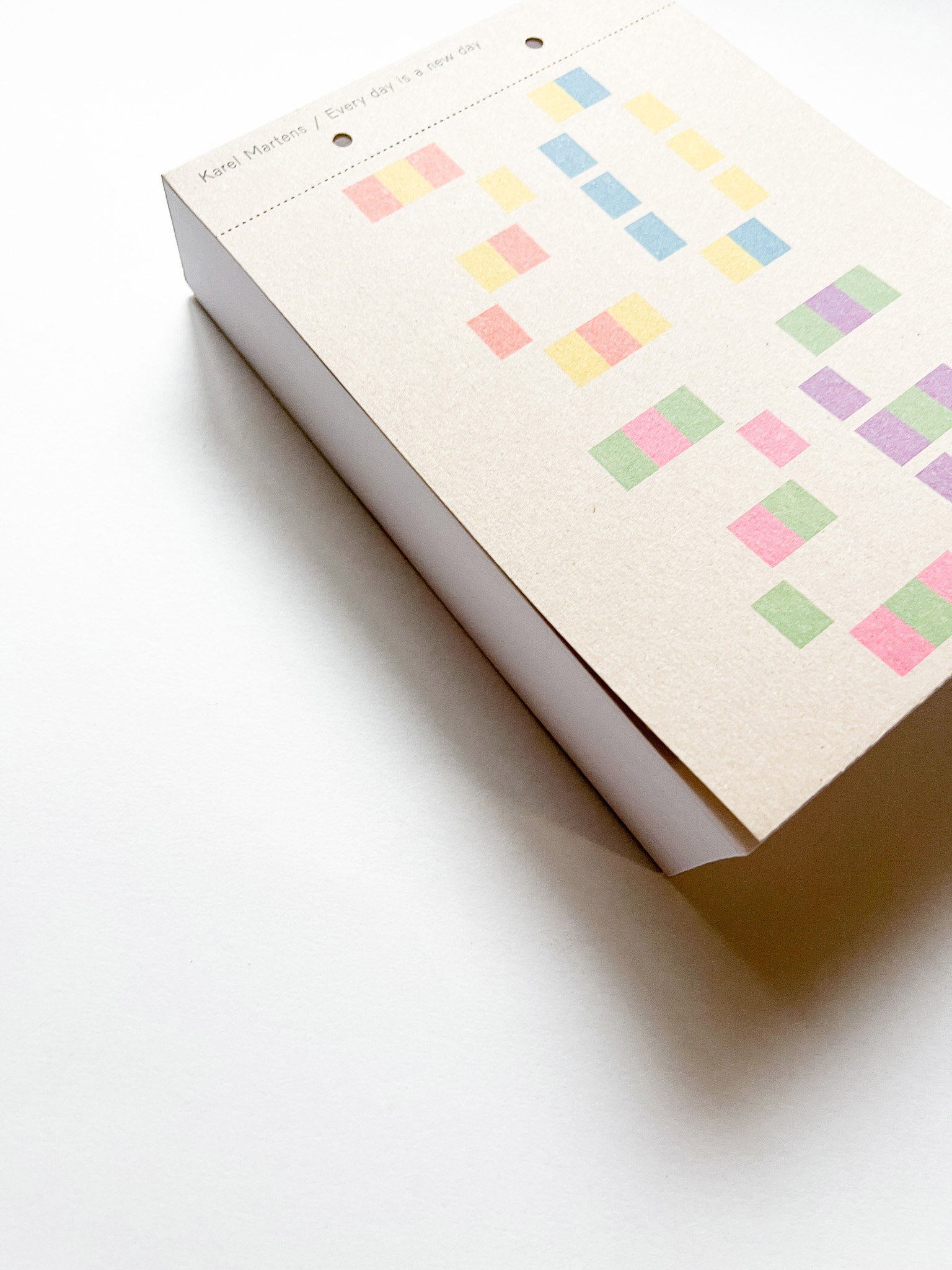 Calendar 2026 / Every day is a new day / Karel Martens - 本屋青旗
