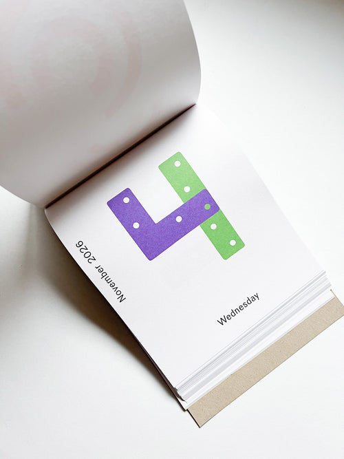 Calendar 2026 / Every day is a new day / Karel Martens