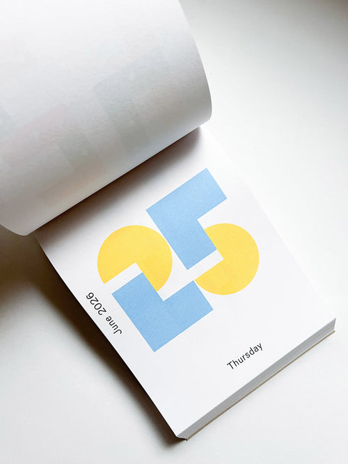 Calendar 2026 / Every day is a new day / Karel Martens