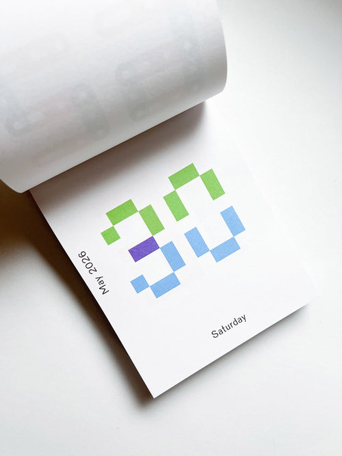 Calendar 2026 / Every day is a new day / Karel Martens