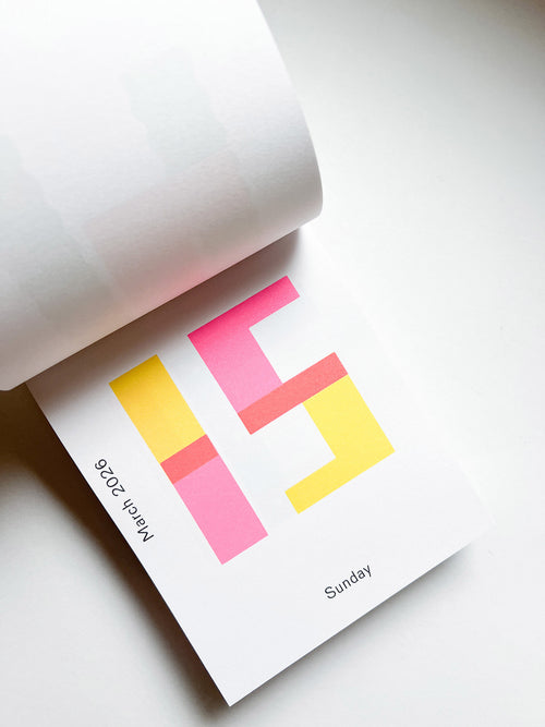 Calendar 2026 / Every day is a new day / Karel Martens