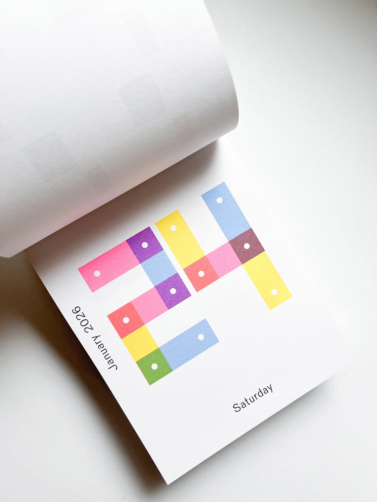 Calendar 2026 / Every day is a new day / Karel Martens - 本屋青旗