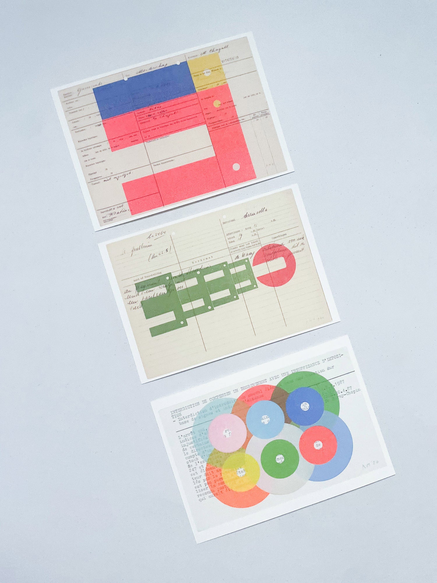 Karel Martens 12 Postcards Set