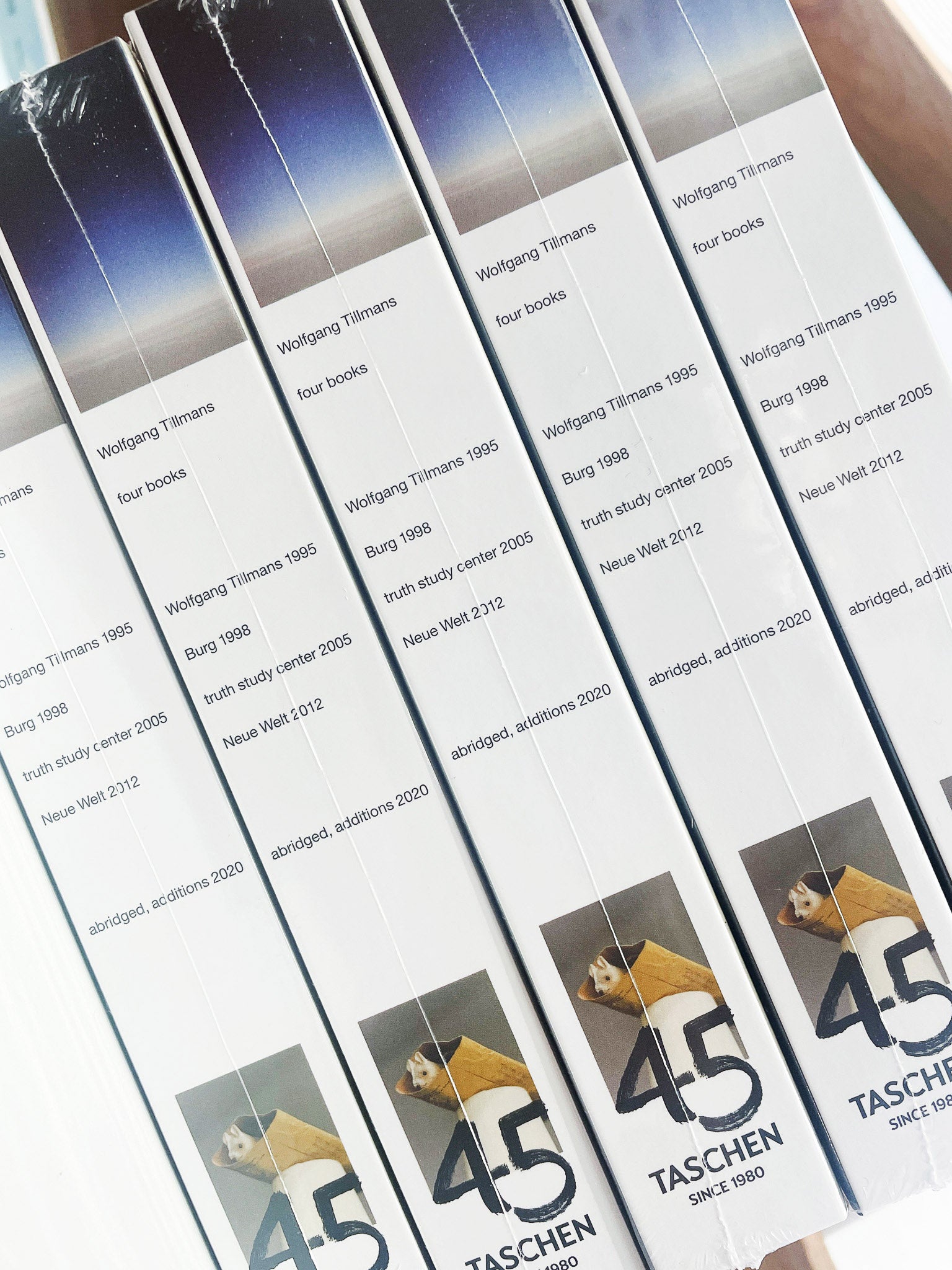 four books. 45th Ed. / Wolfgang Tillmans - 本屋青旗 Ao-Hata Bookstore