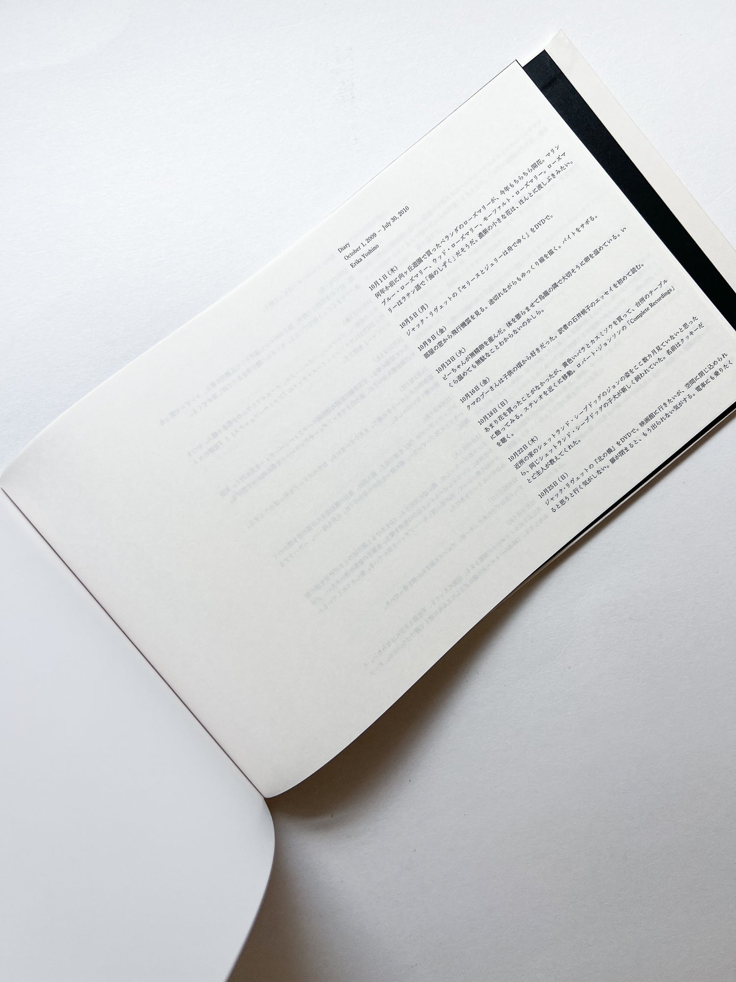 JUST LIKE ON THE RADIO / Erika Yoshino