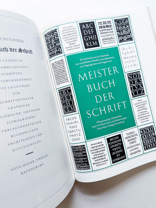 Leben und Werk des Typographen Jan Tschichold