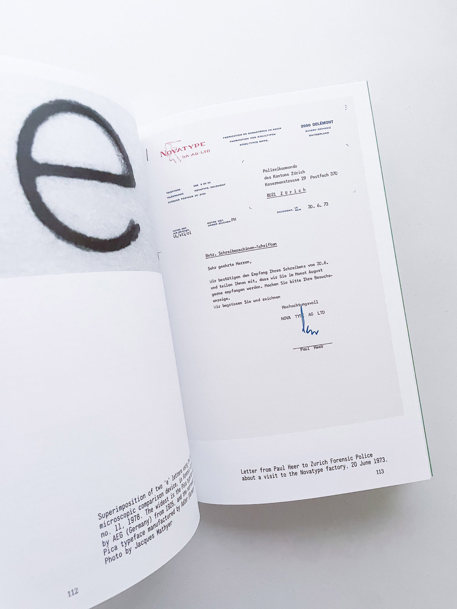 Impact Type Manufacturing Type for Typewriters in Switzerland, 1941–1997