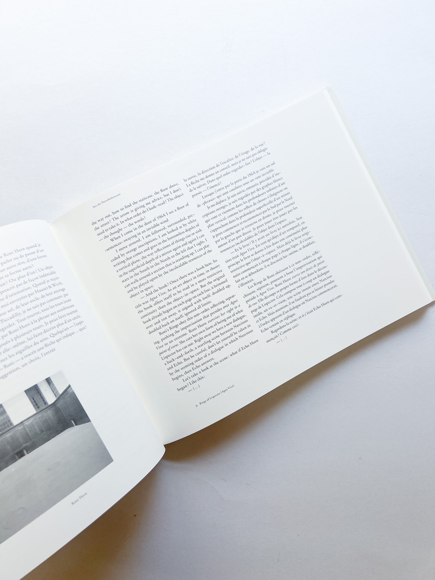 RINGS OF LISPECTOR (AGUA VIVA) / Roni Horn