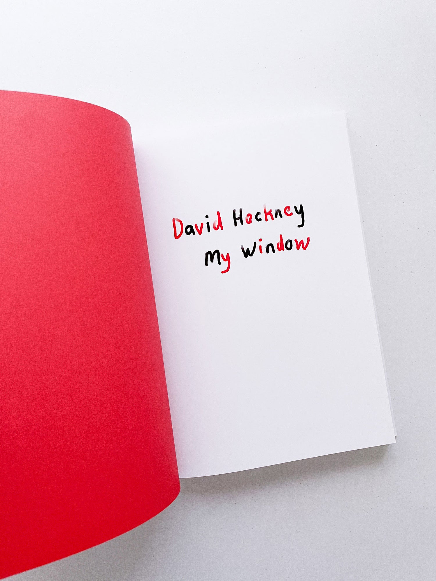 My Window / David Hockney