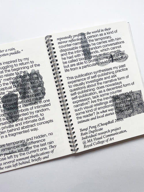 Rain Duplicate / Yunqi Peng (CheapBall)