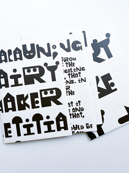 ALIEN SPEECH / TYPE SPECIMEN / Zin Nagao