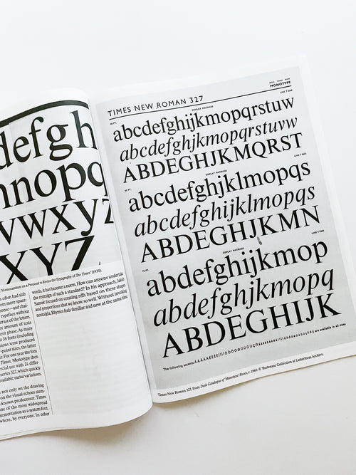 Maxitype Journal №1