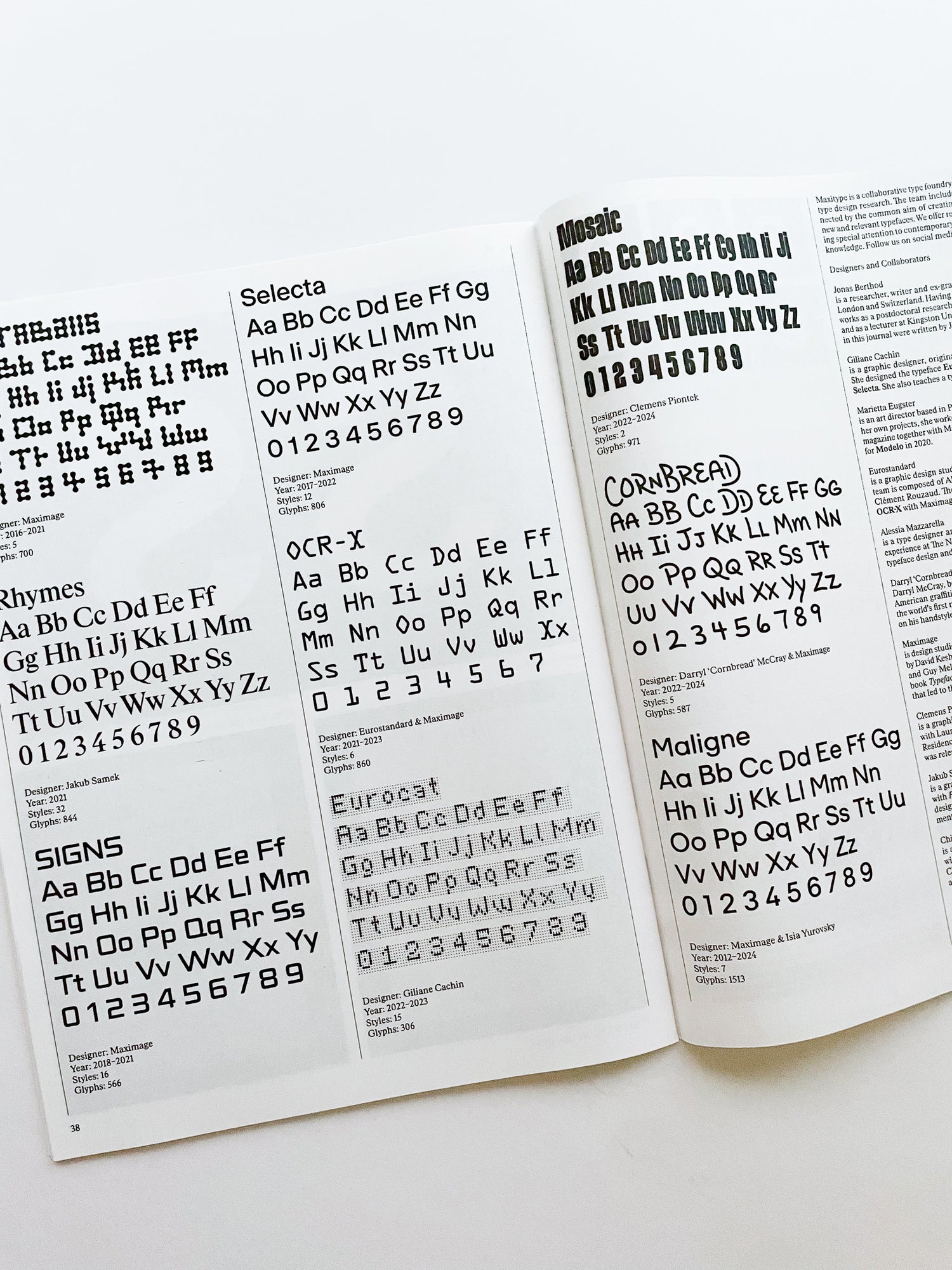 Maxitype Journal №1