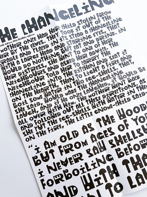 ALIEN SPEECH / TYPE SPECIMEN / Zin Nagao