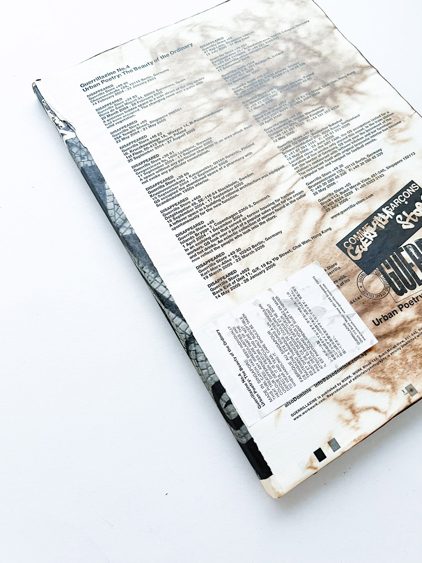GUERRILLAZINE No.4: Urban Poetry – The Beauty of the Ordinary