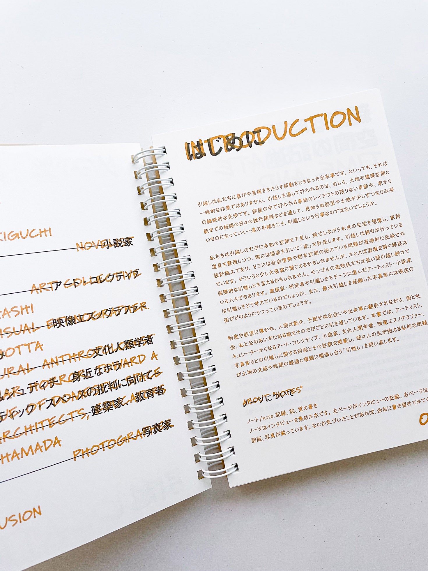 ノーツ 第二号 「引越し」 / 井上岳＋齋藤直紀＋石毛健太