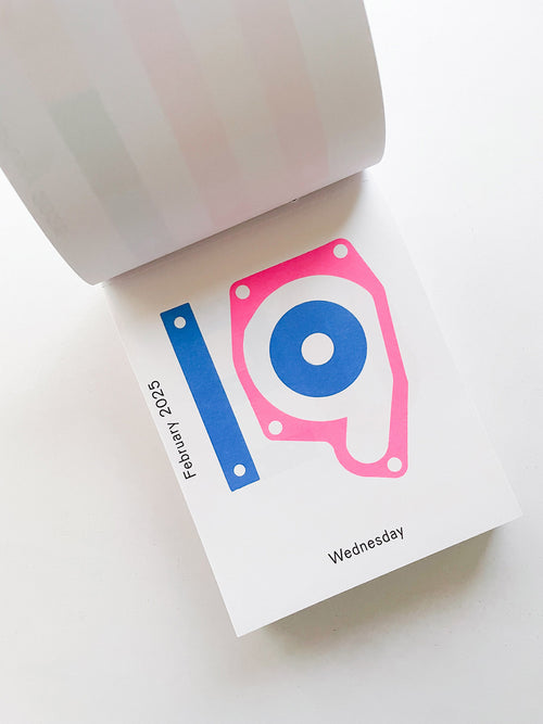 Calendar 2025 / Every day is a new day / Karel Martens