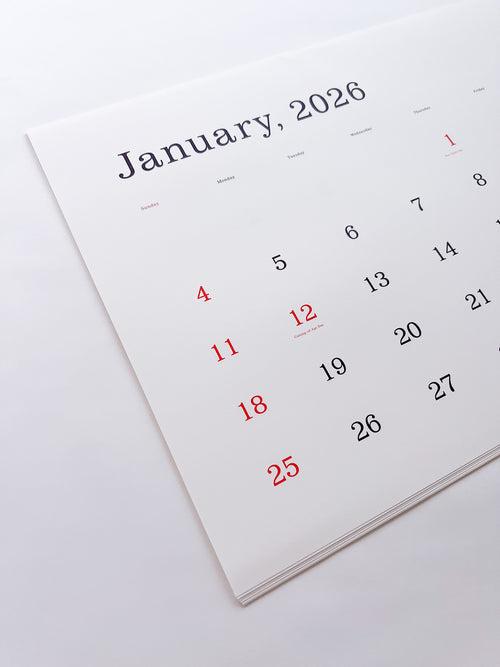 KASAI Kaoru Calendar 2026