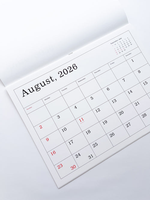 KASAI Kaoru Calendar 2026