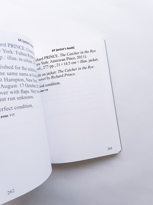 BIBLIOTHÈQUE D’UN AMATEUR. RICHARD PRINCE’S PUBLICATIONS 1980–2020 / Richard Prince