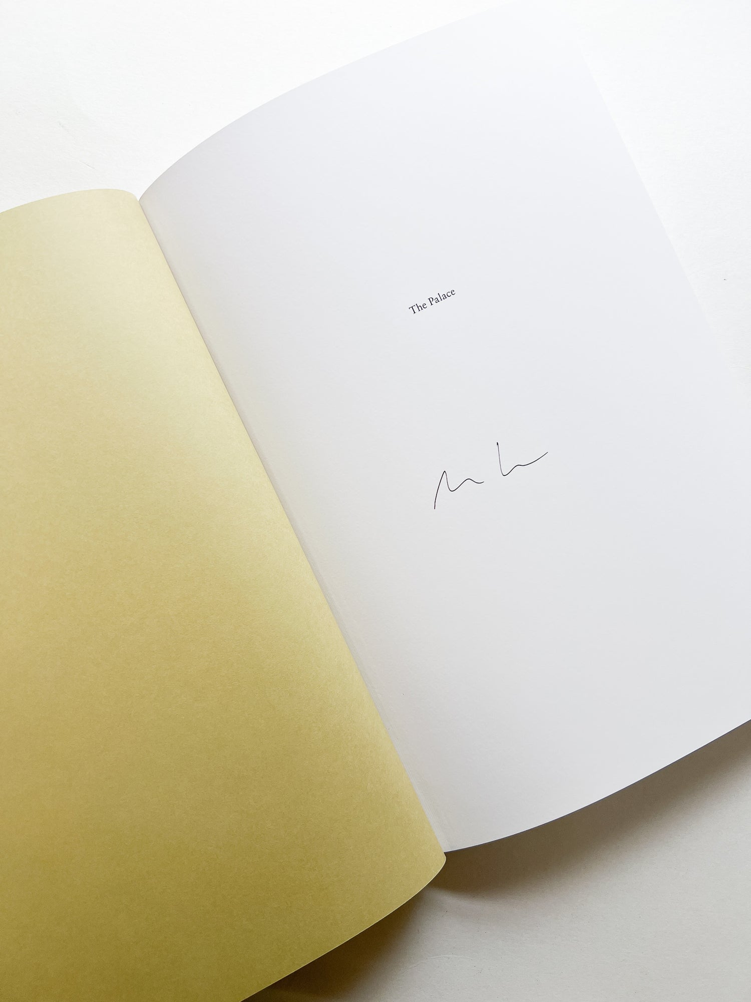 THE PALACE / Mårten Lange [SIGNED]