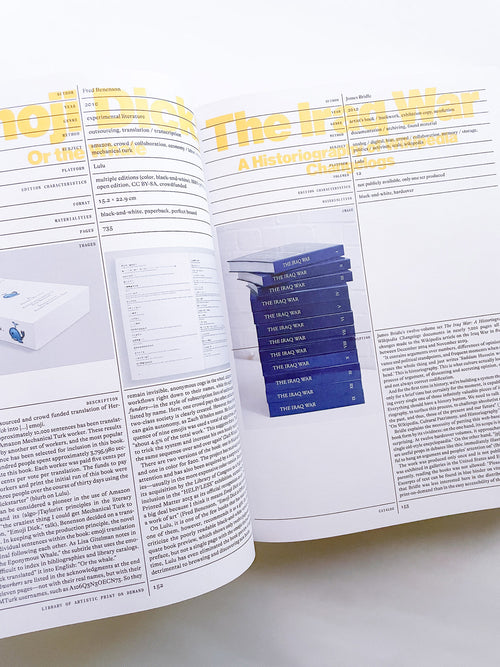 Library of Artistic Print on Demand Post-Digital Publishing in Times of Platform Capitalism / Annette Gilbert, Andreas Bülhoff