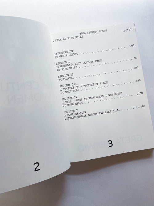 20TH CENTURY WOMEN SCREENPLAY BOOK / Mike Mills