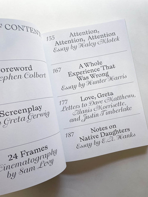 LADY BIRD SCREENPLAY BOOK / Greta Gerwig