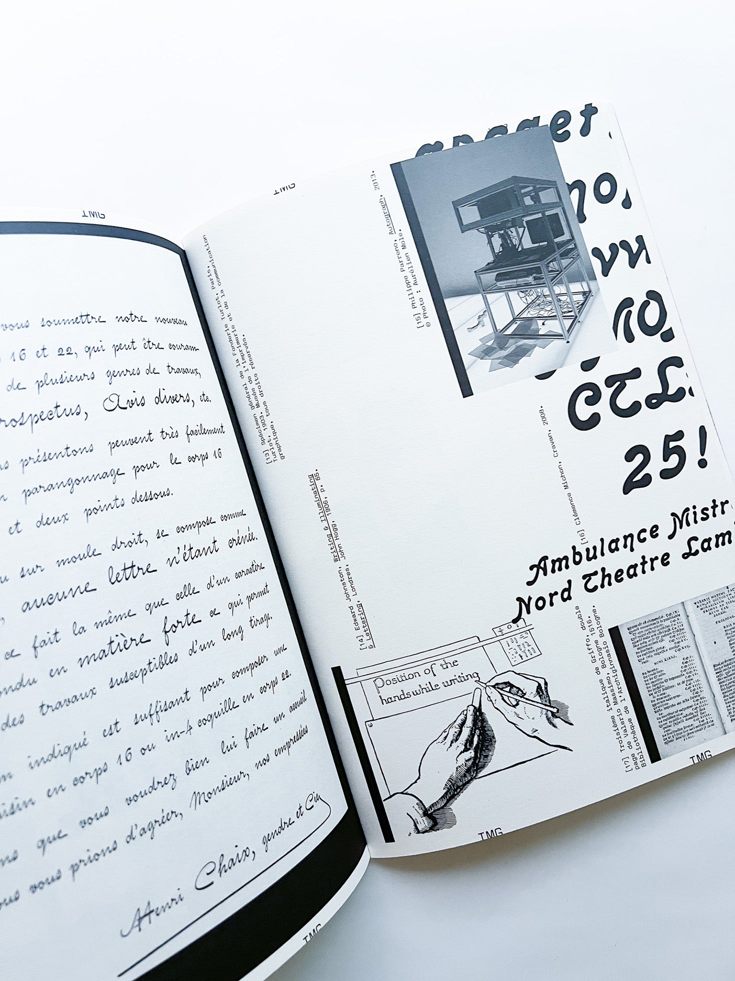 Revue Faire n°43 — A typeface: “Typographic writing”