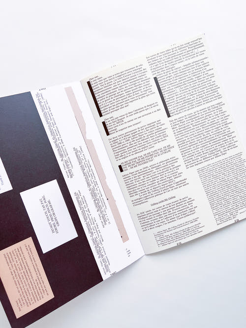 Revue Faire n°39 — A series of cards and performances: My Calling (Card) #1 #2 #3 by Adrian Piper