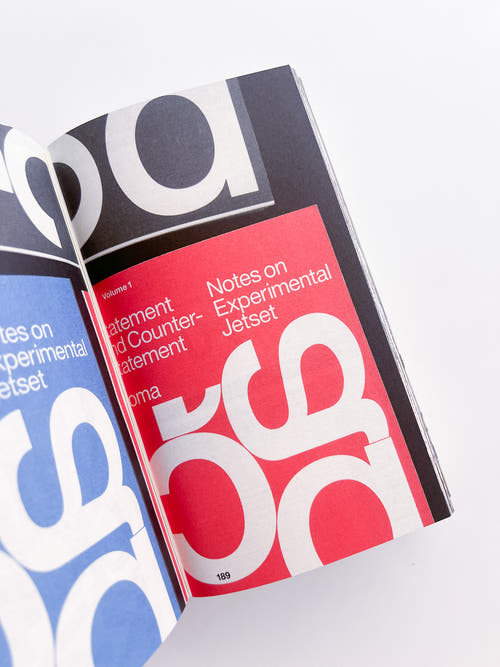 Statement and Counter-Statement 2: Typologies/Typographies / Experimental Jetset