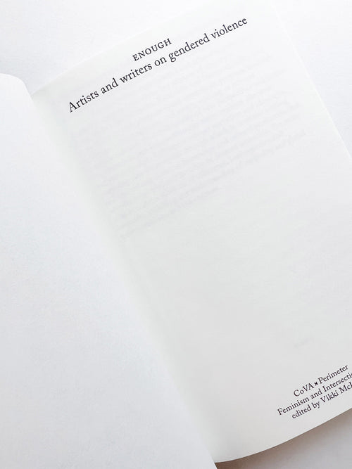 Enough: Artists and writers on gendered violence Vendor