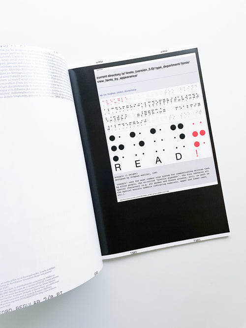 Revue Fairen n°30 bis — Types of types: the typographic specimen by Lineto.