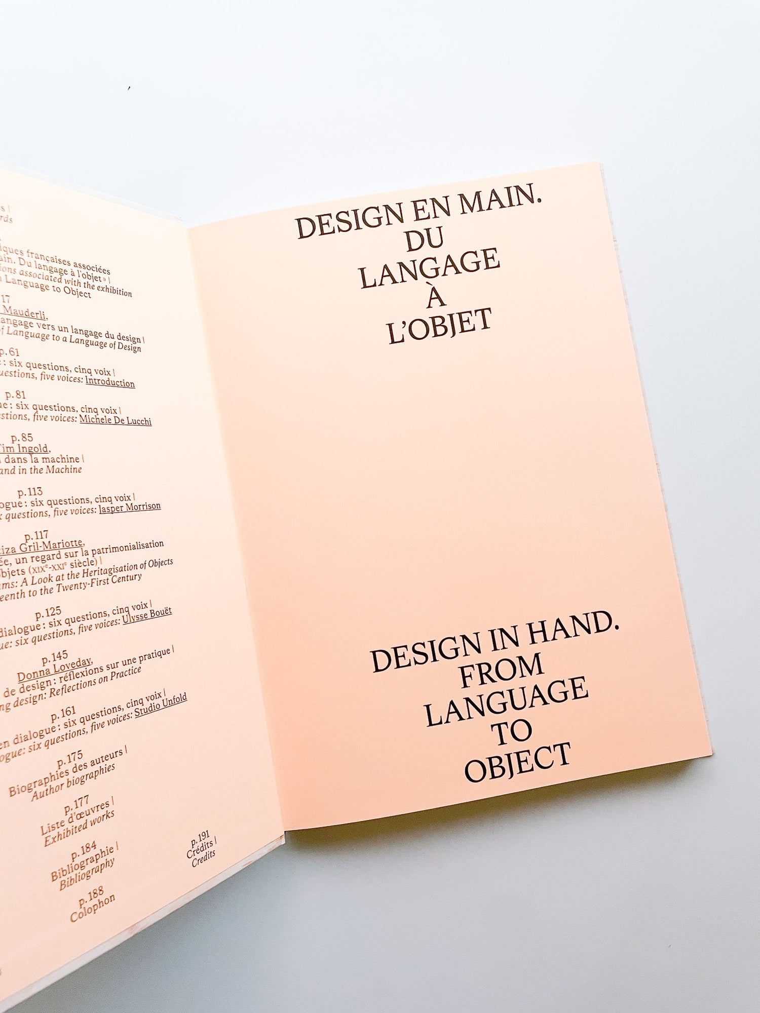 Design in Hand – From Language to Design – Galerie Nationale du Design, Saint-Étienne