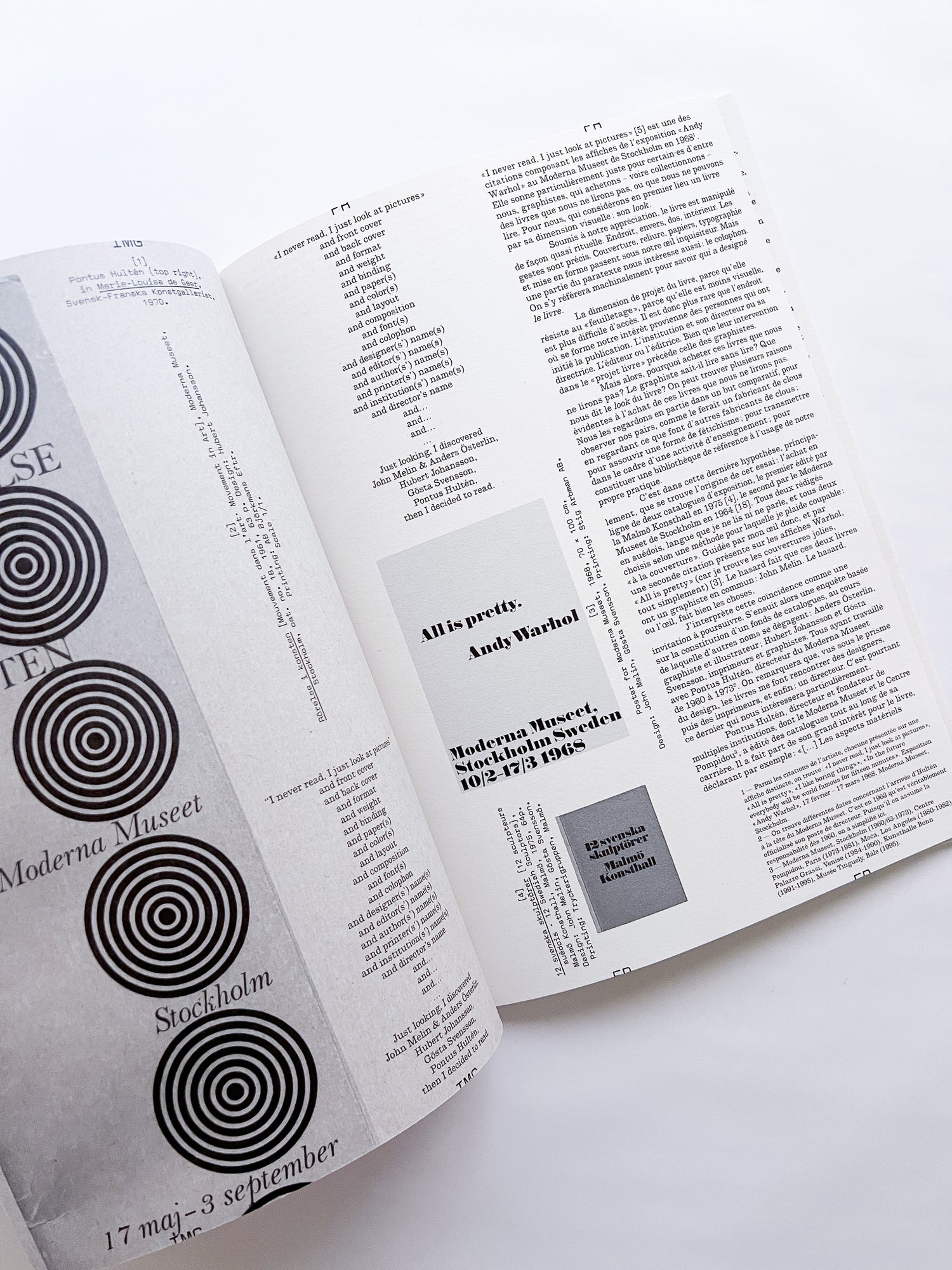 Revue Faire n°54 — The Director, the Graphic Designer, and the Printer: Pontus Hultén and the Making of the Catalog, 1960–1973