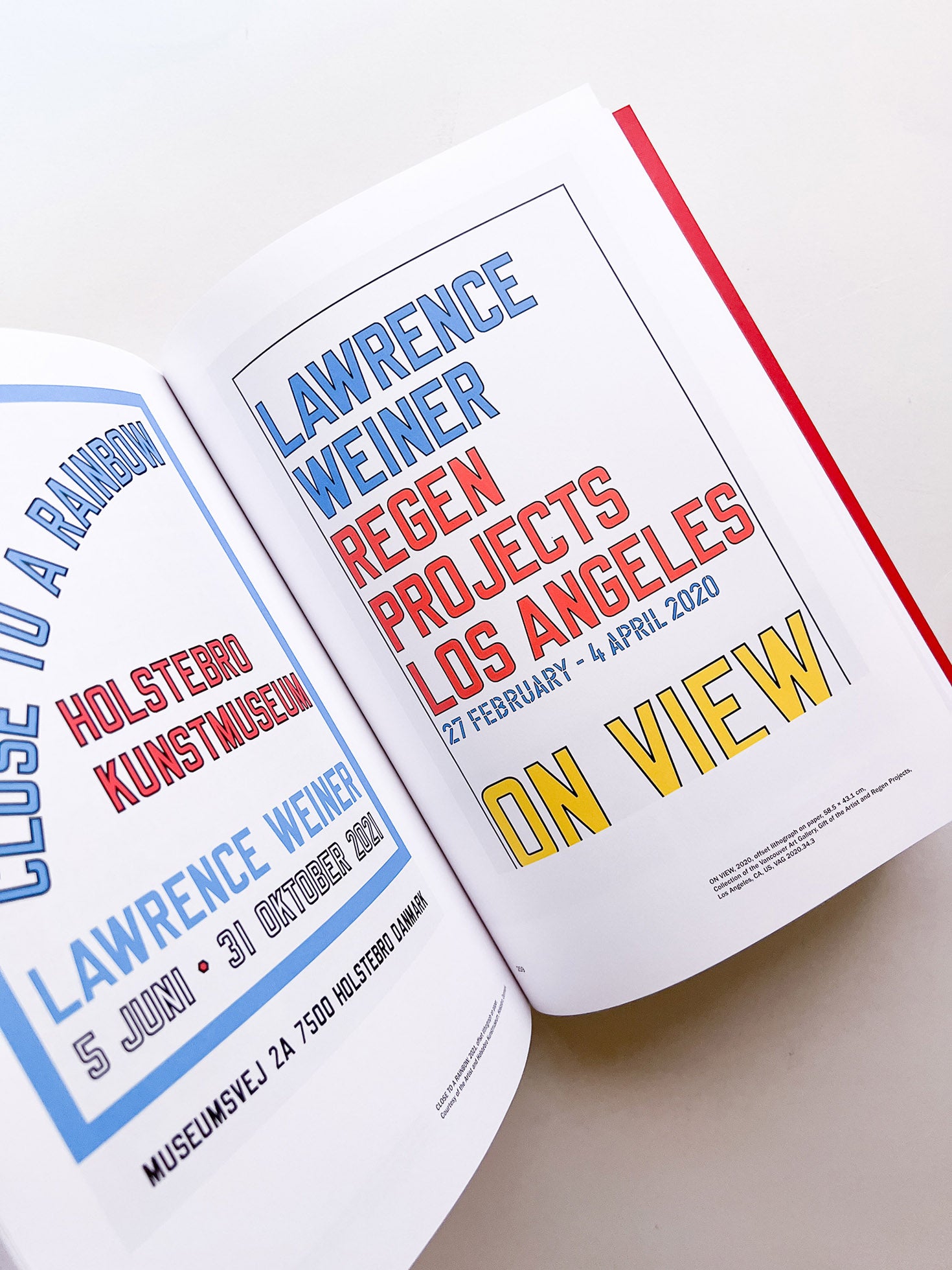 OF & ABOUT POSTERS: THE LAWRENCE WEINER POSTER ARCHIVE (1965