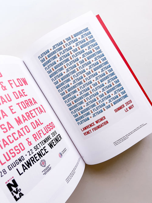 OF & ABOUT POSTERS: THE LAWRENCE WEINER POSTER ARCHIVE (1965-2021) / Lawrence Weiner