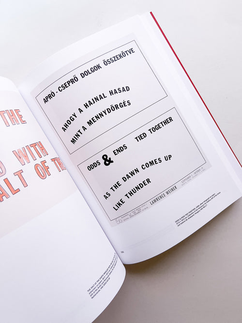 OF & ABOUT POSTERS: THE LAWRENCE WEINER POSTER ARCHIVE (1965-2021) / Lawrence Weiner